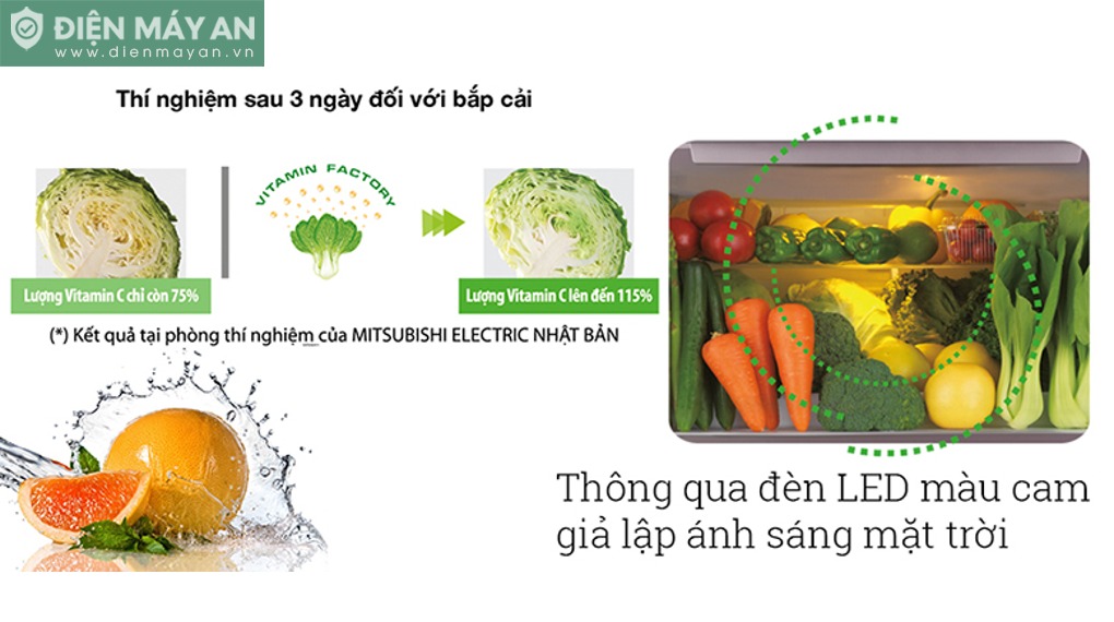 Tủ lạnh Mitsubishi Electric Inverter 450 lít MR-CGX56EP-GBK-V